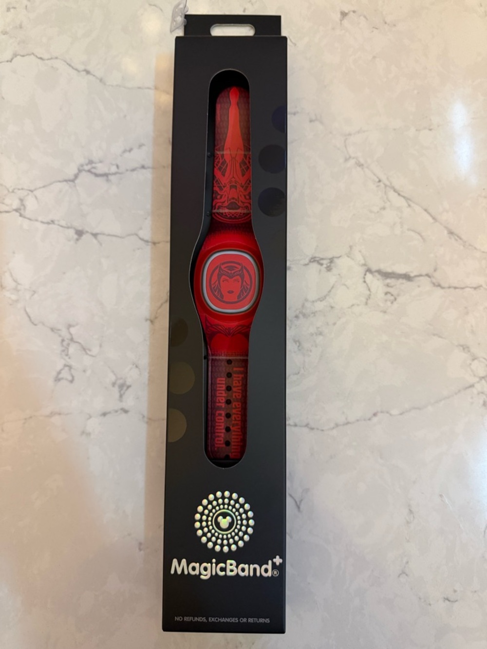Disney Red Character-Graphic MagicBand+ Wristband